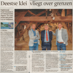 Deestse klei vliegt over grenzen